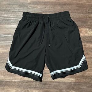 Black Athletic Men's Shorts